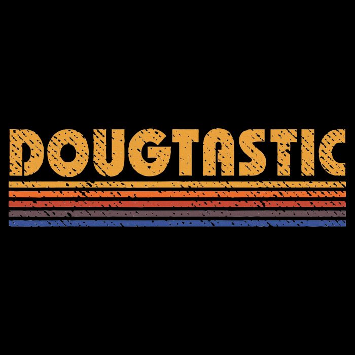 Dougtastic Funny Retro First Name Doug 16 in Basic Backpack