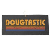 Dougtastic Funny Retro First Name Doug Large Microfiber Waffle Golf Towel