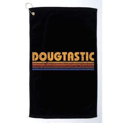 Dougtastic Funny Retro First Name Doug Golf Towel