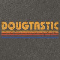 Dougtastic Funny Retro First Name Doug Cotton Canvas Backpack