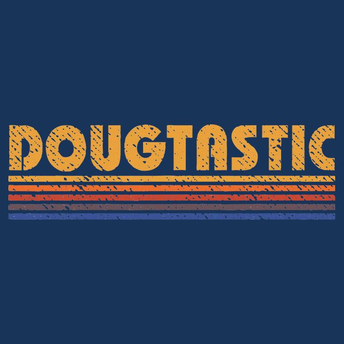 Dougtastic Funny Retro First Name Doug Infant Baby Jersey Bodysuit