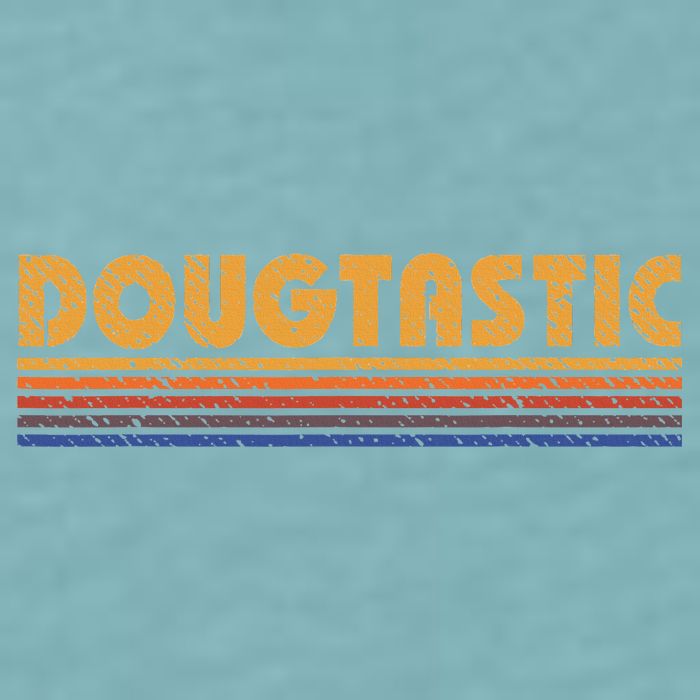 Dougtastic Funny Retro First Name Doug Sueded Cloud Jersey T-Shirt