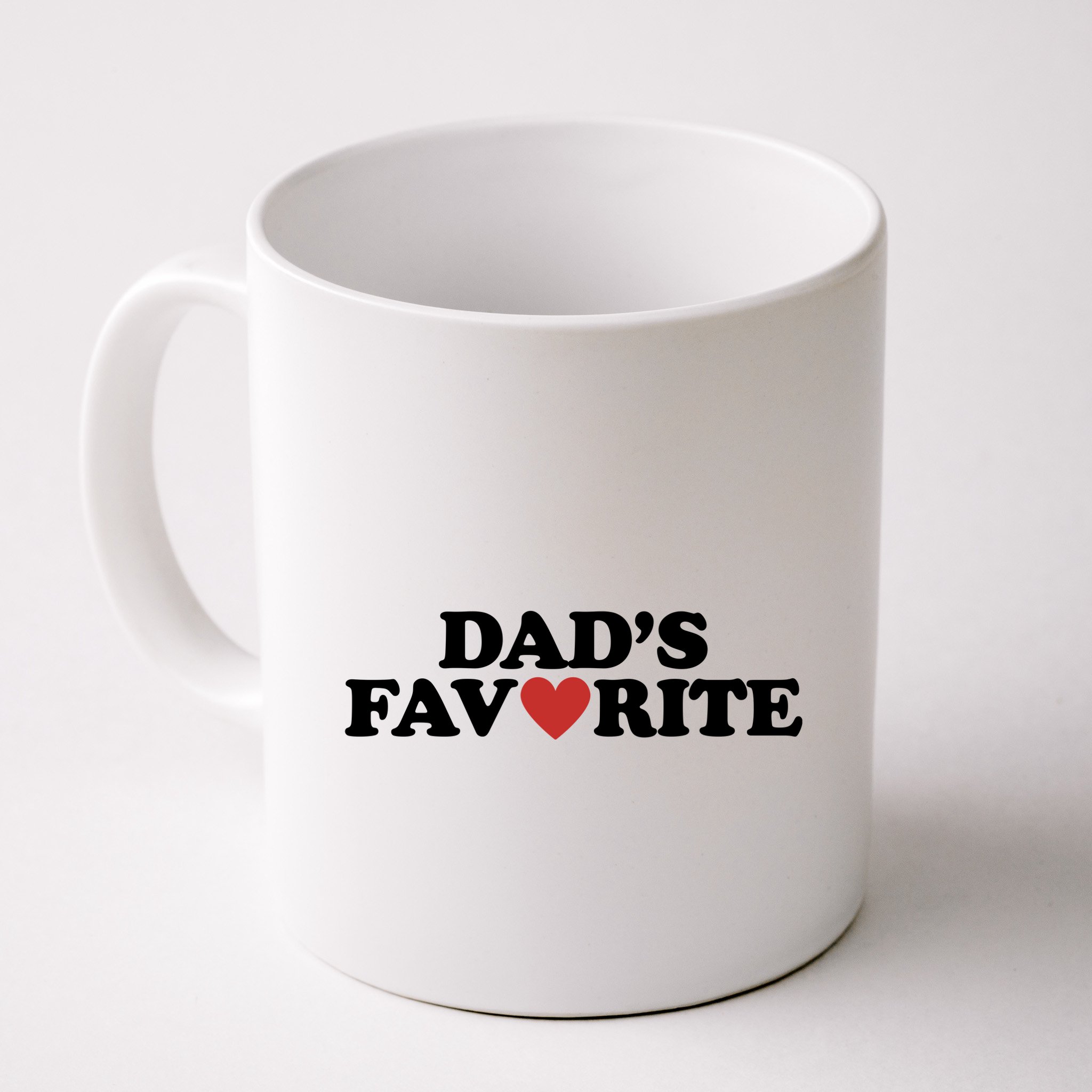 Dads Favorite Red Heart Cute Gift Mug