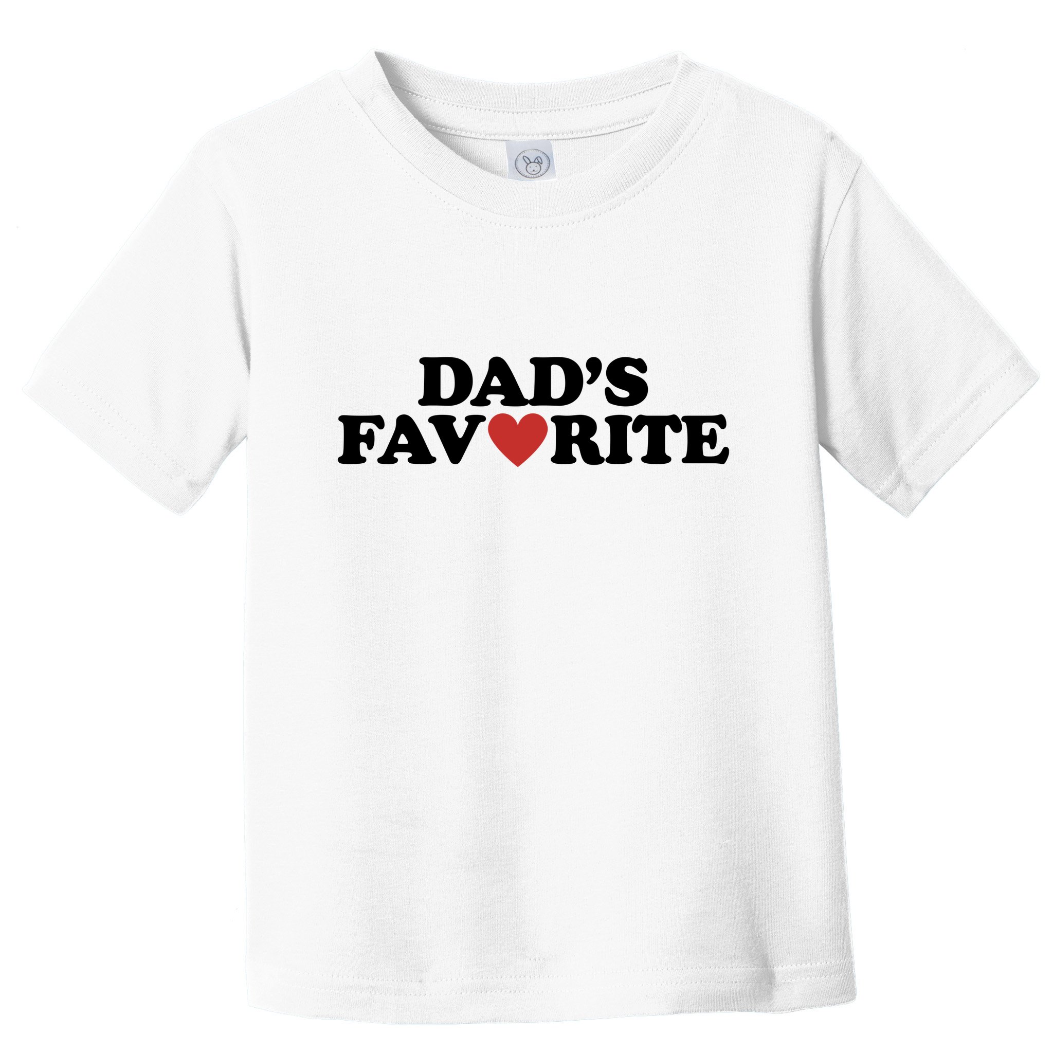 Dads Favorite Red Heart Cute Gift Toddler T-Shirt