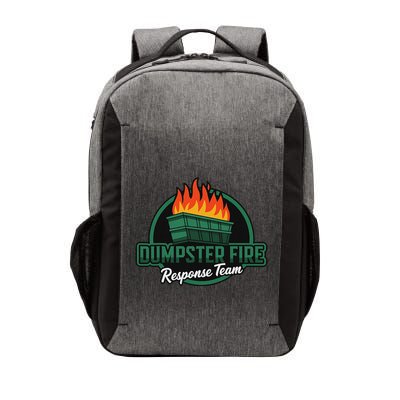 Dumpster Fire Response Team Funny Dumpster Fire Meme Vector Backpack