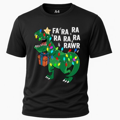 Dinosaur Fa Ra Ra Rawr Rawr Dinosaur Trex Christmas Gift Performance Shirt