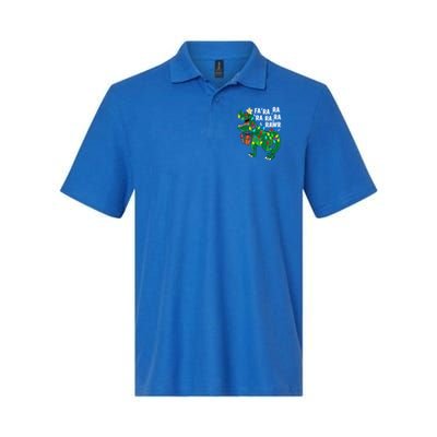 Dinosaur Fa Ra Ra Rawr Rawr Dinosaur Trex Christmas Gift Polo