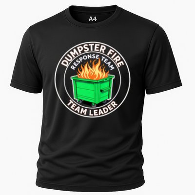 Dumpster Fire Response Team Leader Funny Work Humor  Performance Shirt