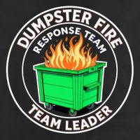 Dumpster Fire Response Team Leader Funny Work Humor  15oz Campfire Ceramic Mug