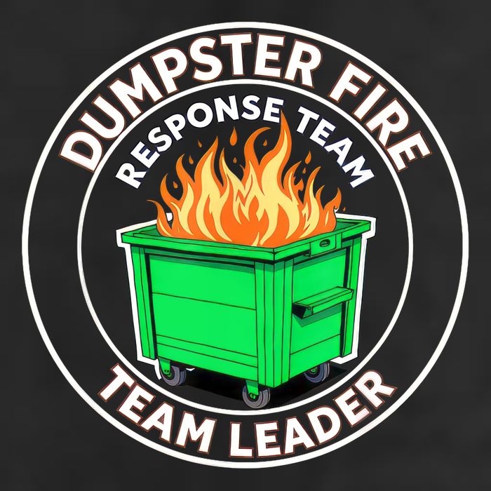 Dumpster Fire Response Team Leader Funny Work Humor  15oz Campfire Ceramic Mug