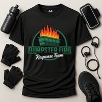 Dumpster Fire Response Team Cooling Performance Crew T-Shirt
