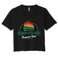 Dumpster Fire Response Team Women's Crop Top Tee