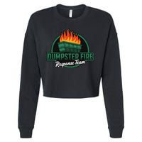 Dumpster Fire Response Team Cropped Pullover Crew