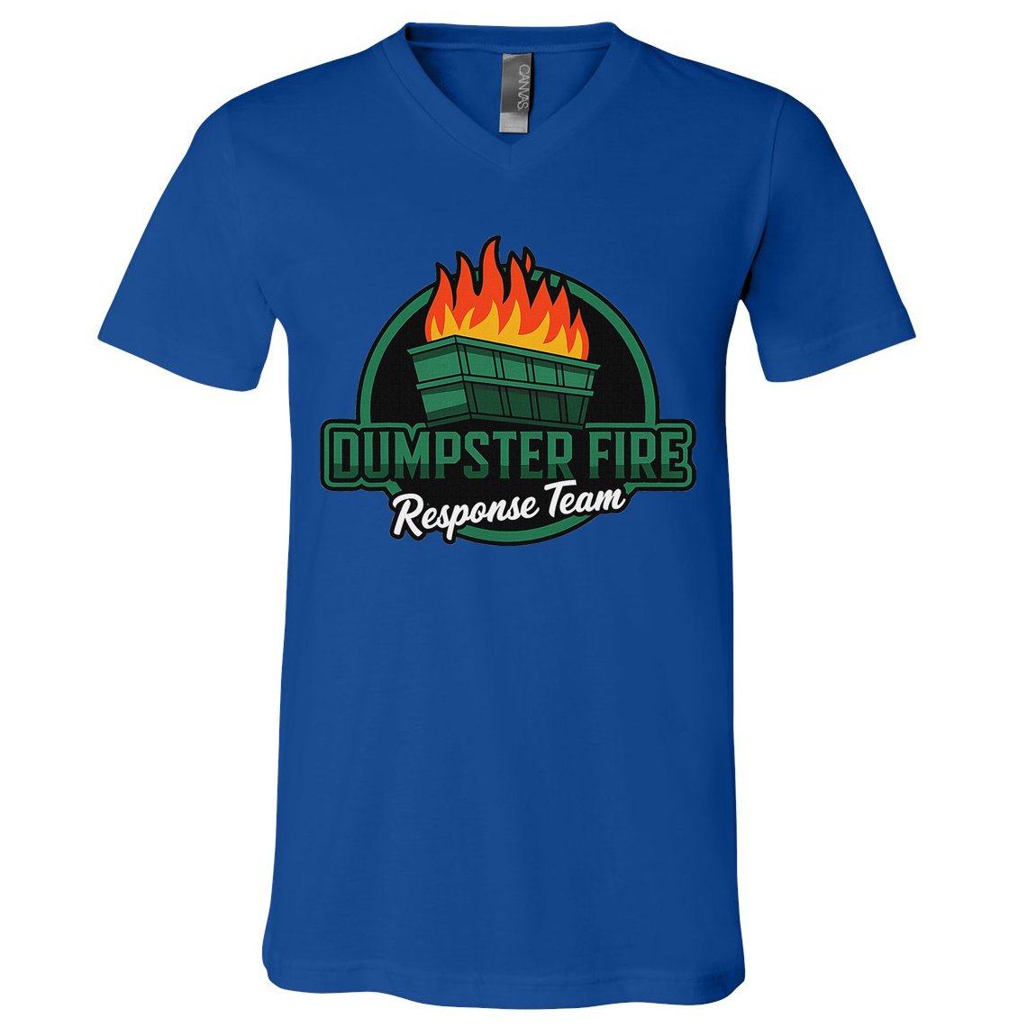 Dumpster Fire Response Team V-Neck T-Shirt