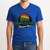 Dumpster Fire Response Team V-Neck T-Shirt