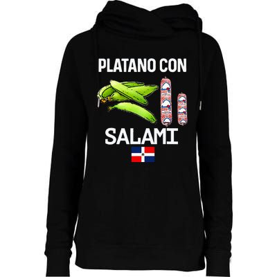 Dominicana Flag Rd Dominican Republic Food Mangu Plantain Womens Funnel Neck Pullover Hood