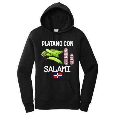 Dominicana Flag Rd Dominican Republic Food Mangu Plantain Women's Pullover Hoodie