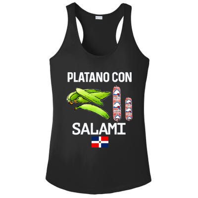 Dominicana Flag Rd Dominican Republic Food Mangu Plantain Ladies PosiCharge Competitor Racerback Tank