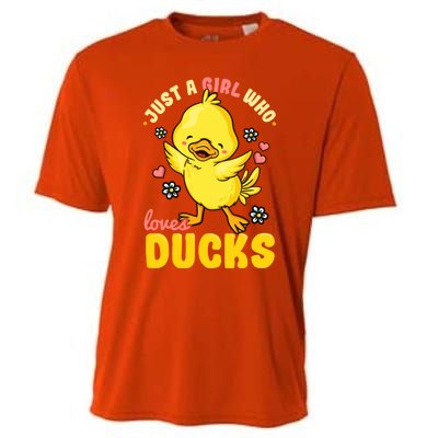 Ducks Funny Rubber Duck Gift Cooling Performance Crew T-Shirt