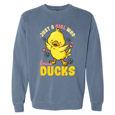 Ducks Funny Rubber Duck Gift Garment-Dyed Sweatshirt