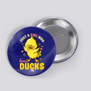 Ducks Funny Rubber Duck Gift Button