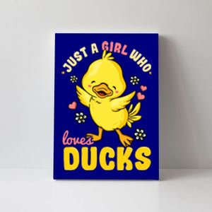 Ducks Funny Rubber Duck Gift Canvas