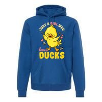 Ducks Funny Rubber Duck Gift Premium Hoodie