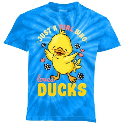 Ducks Funny Rubber Duck Gift Kids Tie-Dye T-Shirt