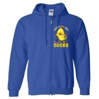 Ducks Funny Rubber Duck Gift Full Zip Hoodie