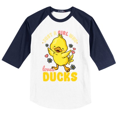 Ducks Funny Rubber Duck Gift Baseball Sleeve Shirt