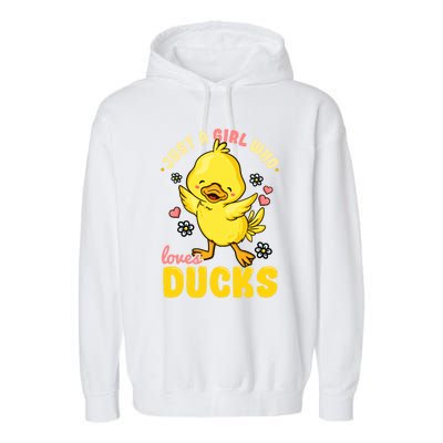 Ducks Funny Rubber Duck Gift Garment-Dyed Fleece Hoodie