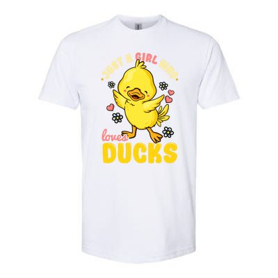 Ducks Funny Rubber Duck Gift Softstyle CVC T-Shirt