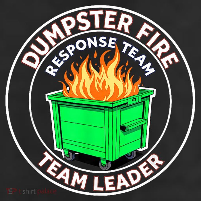 Dumpster Fire Response Team Leader 11oz C Handle Ceramic Mug
