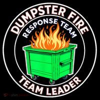 Dumpster Fire Response Team Leader 16 in Basic Backpack