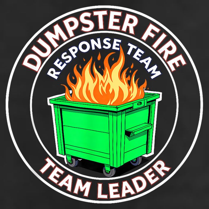 Dumpster Fire Response Team Leader 25L Jumbo Tote