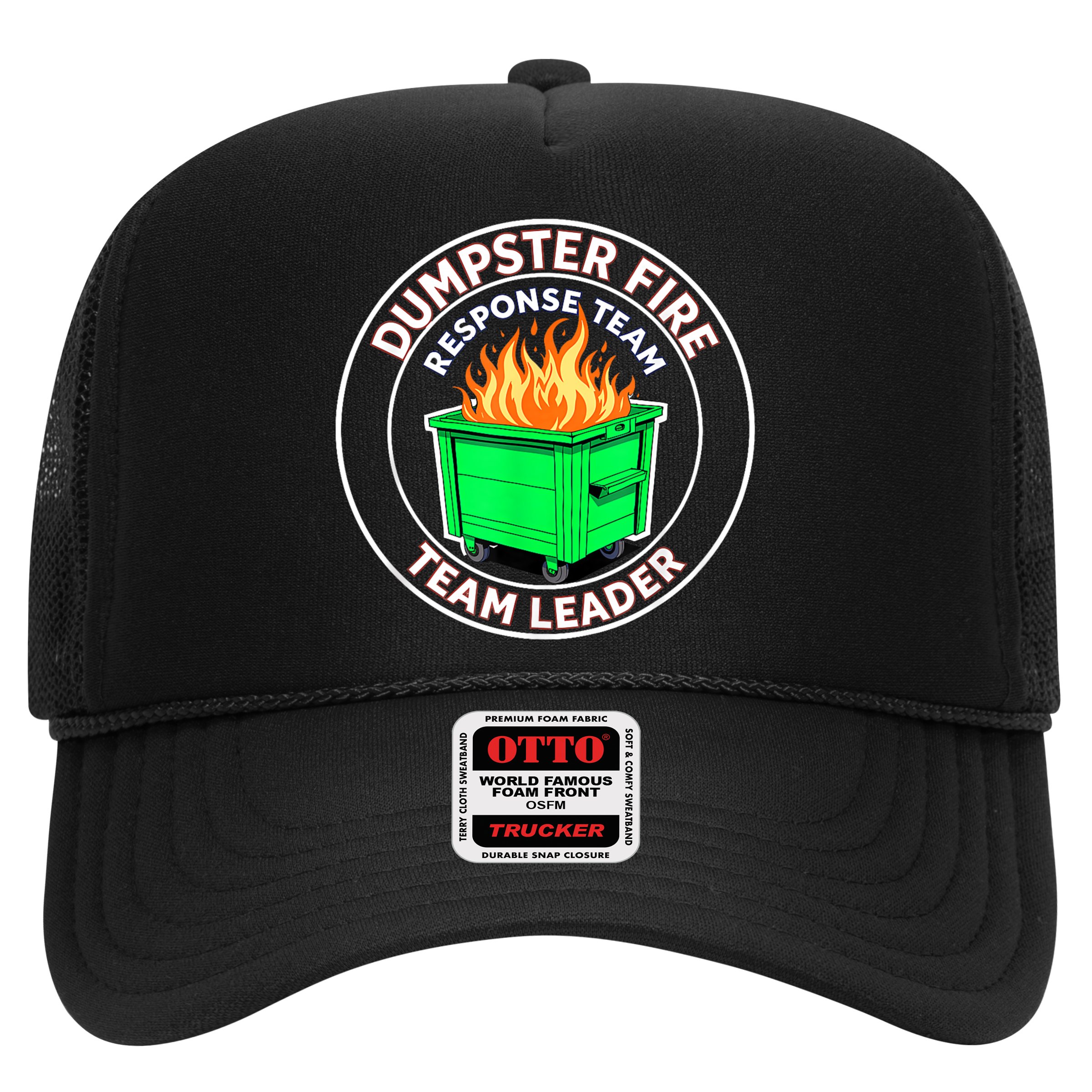 Dumpster Fire Response Team Leader Hat