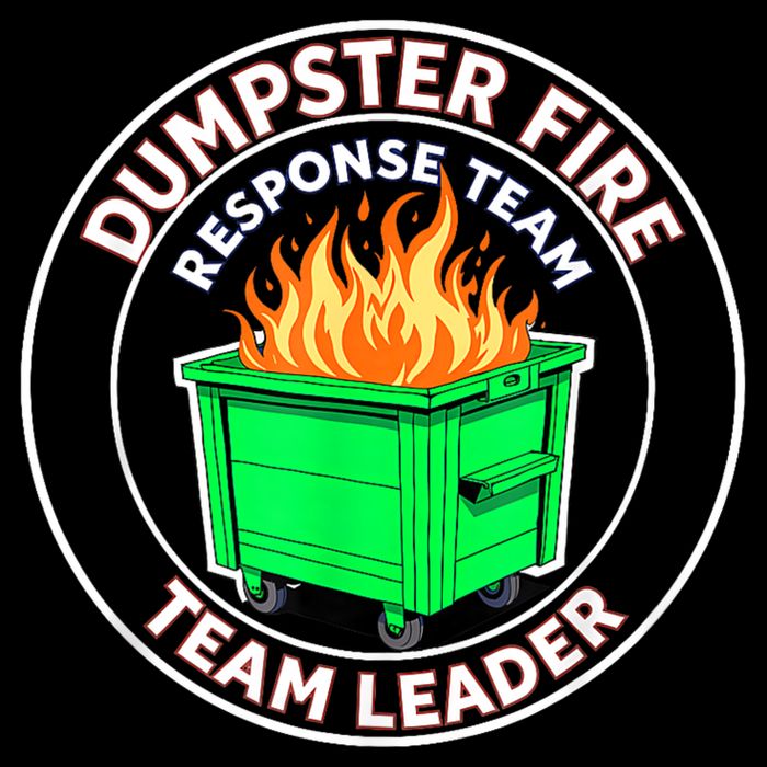 Dumpster Fire Response Team Leader Wool Snapback Cap