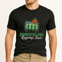Dumpster Fire Response Team Funny Dumpster Fire Meme Cooling Performance Crew T-Shirt