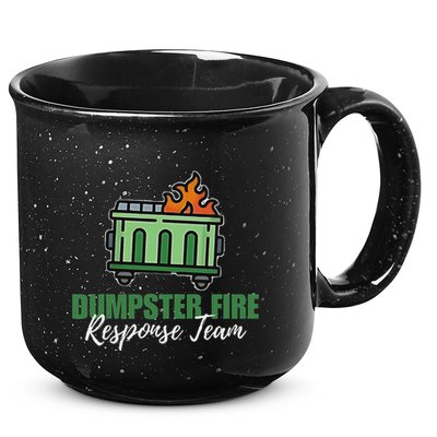 Dumpster Fire Response Team Funny Dumpster Fire Meme 15oz Campfire Ceramic Mug