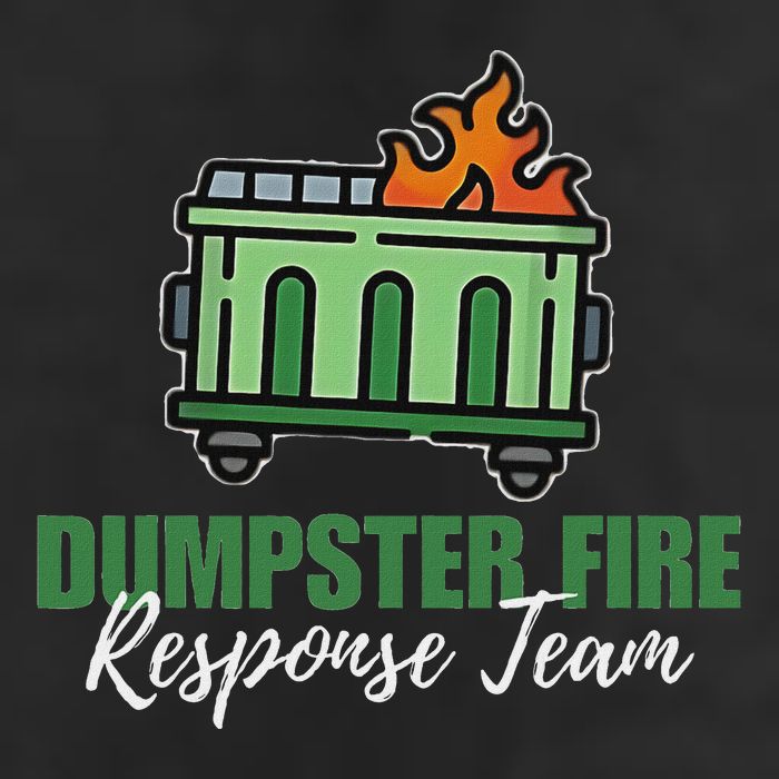 Dumpster Fire Response Team Funny Dumpster Fire Meme 15oz Campfire Ceramic Mug