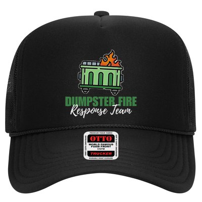 Dumpster Fire Response Team Funny Dumpster Fire Meme Trucker Hat