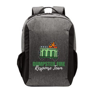 Dumpster Fire Response Team Funny Dumpster Fire Meme Vector Backpack