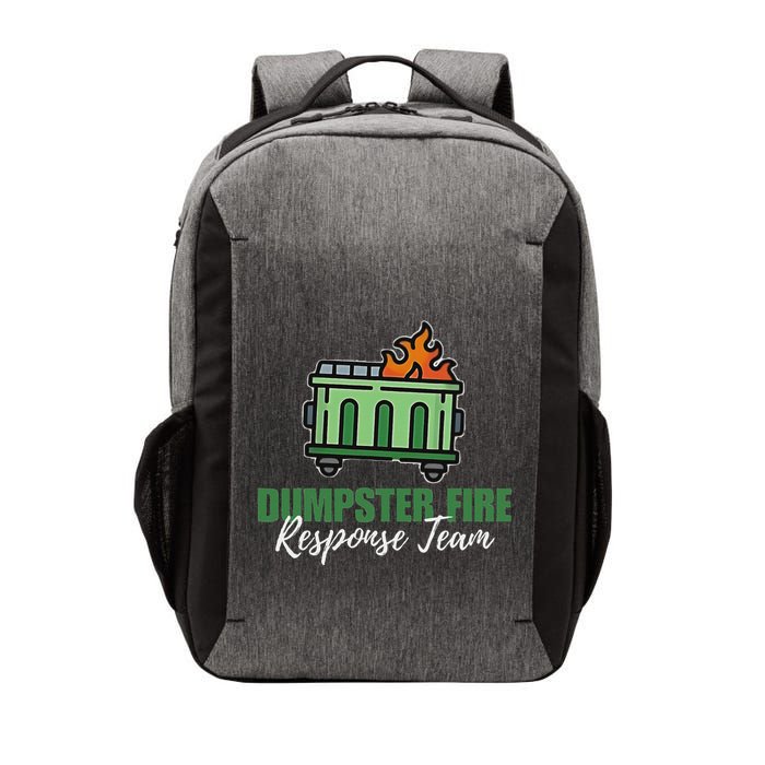 Dumpster Fire Response Team Funny Dumpster Fire Meme Vector Backpack