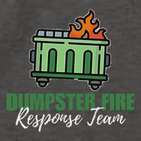 Dumpster Fire Response Team Funny Dumpster Fire Meme Vector Backpack