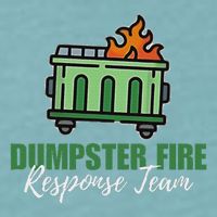 Dumpster Fire Response Team Funny Dumpster Fire Meme Sueded Cloud Jersey T-Shirt