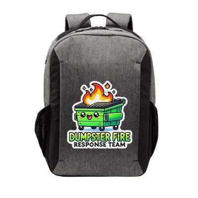 Dumpster Fire Response Team Vector Backpack