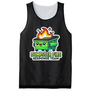 Dumpster Fire Response Team Funny Meme Mesh Reversible Basketball Jersey Tank