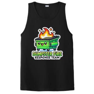 Dumpster Fire Response Team Funny Meme PosiCharge Competitor Tank