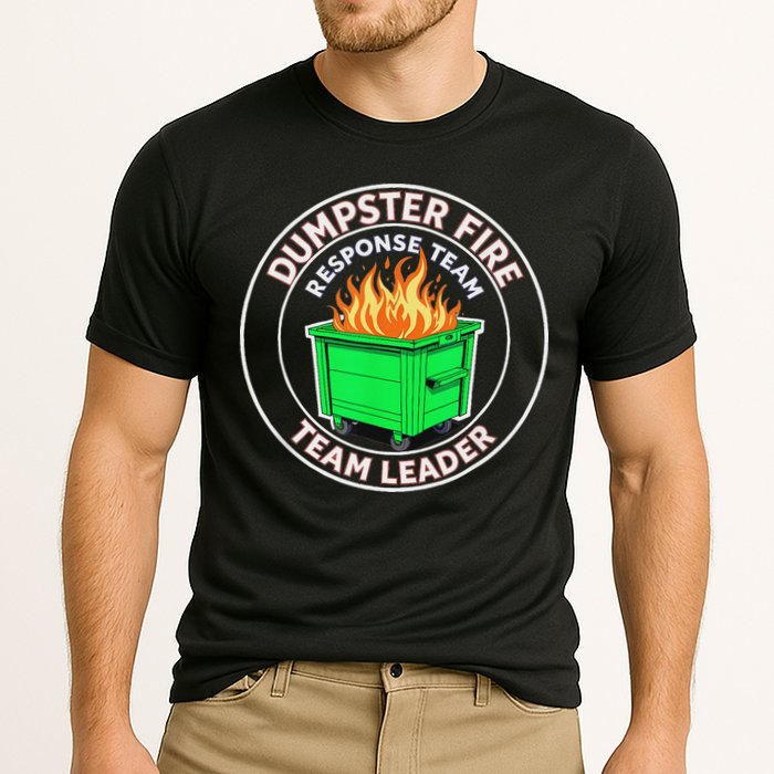Dumpster Fire Response Team Leader  Cooling Performance Crew T-Shirt