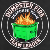Dumpster Fire Response Team Leader  15oz Campfire Ceramic Mug